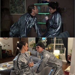 Silver Matching Tracksuits